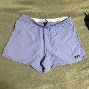 Purple Patagonia shorts